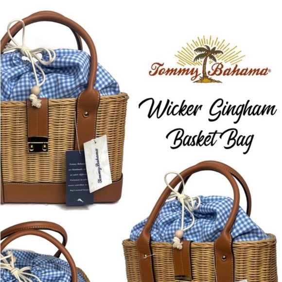 ISO Coastal Wicker Straw Rattan Bags Totes Must be MADE IN USA for photo shoot - Picture 4 of 8